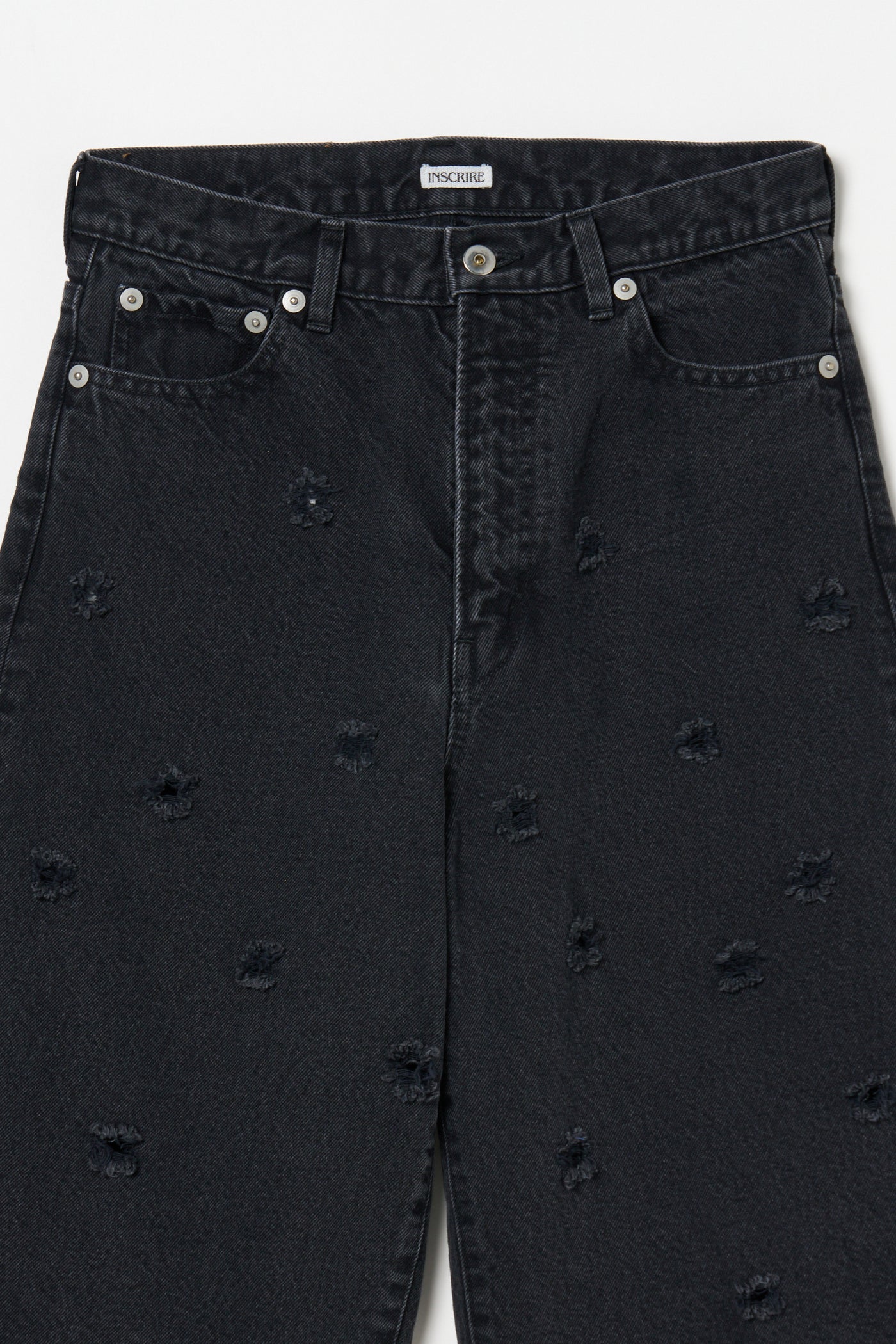 Dot Hole Denim Shorts – INSCRIRE