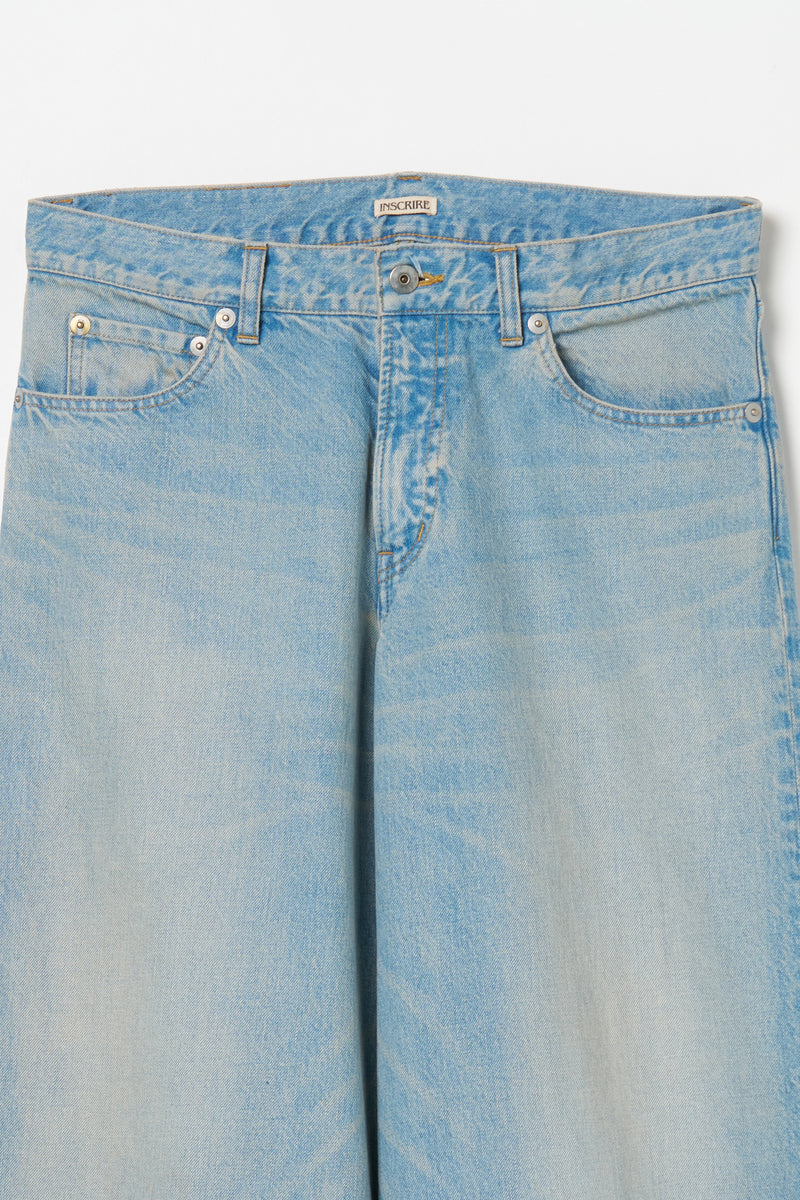 Used Denim Baggy Pants – INSCRIRE