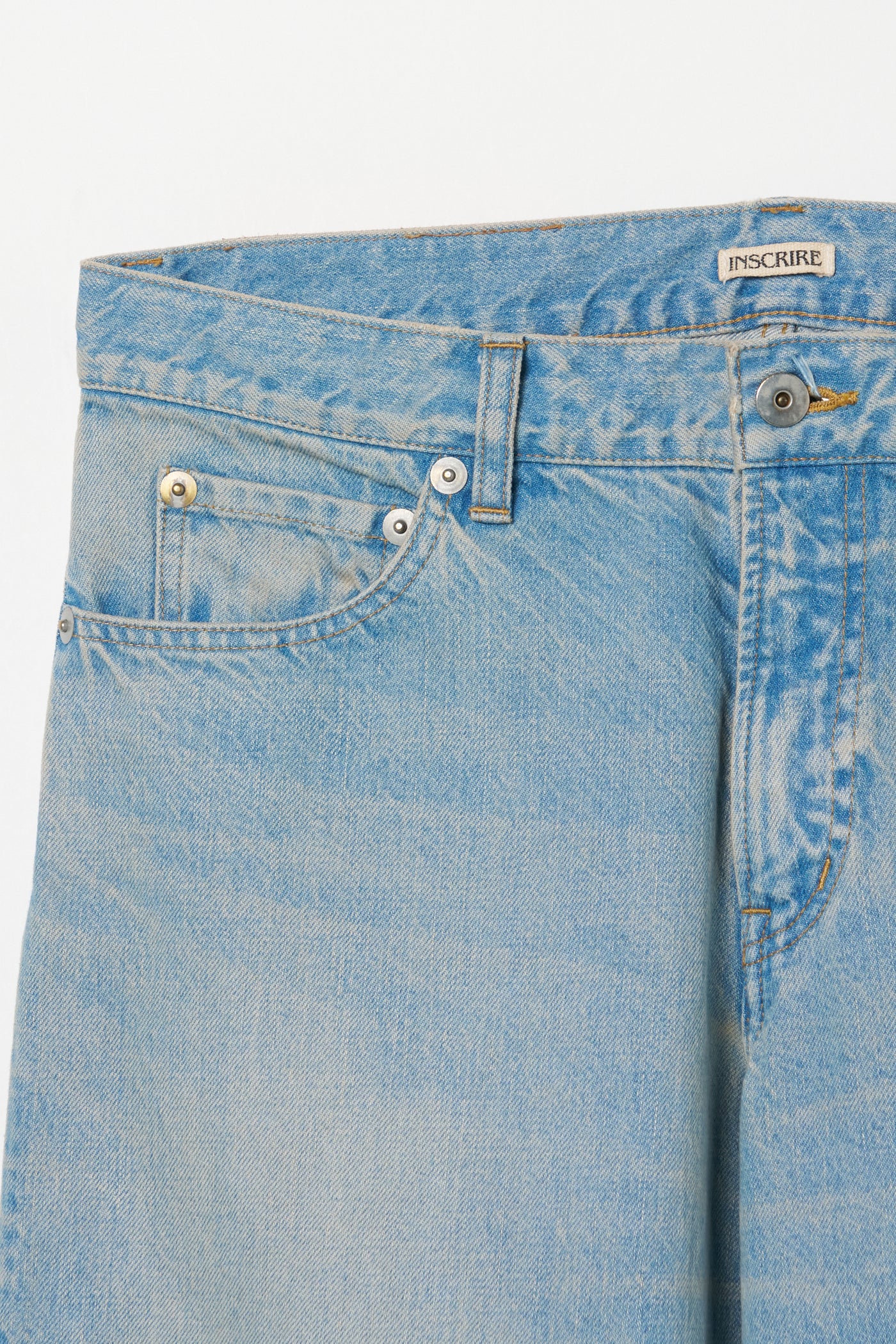 Used Denim Baggy Pants – INSCRIRE