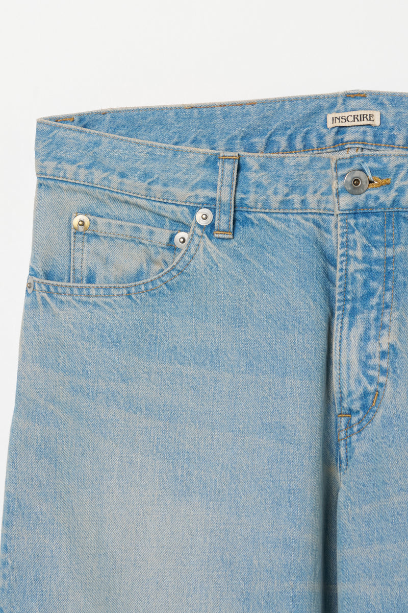 Used Denim Baggy Pants – INSCRIRE
