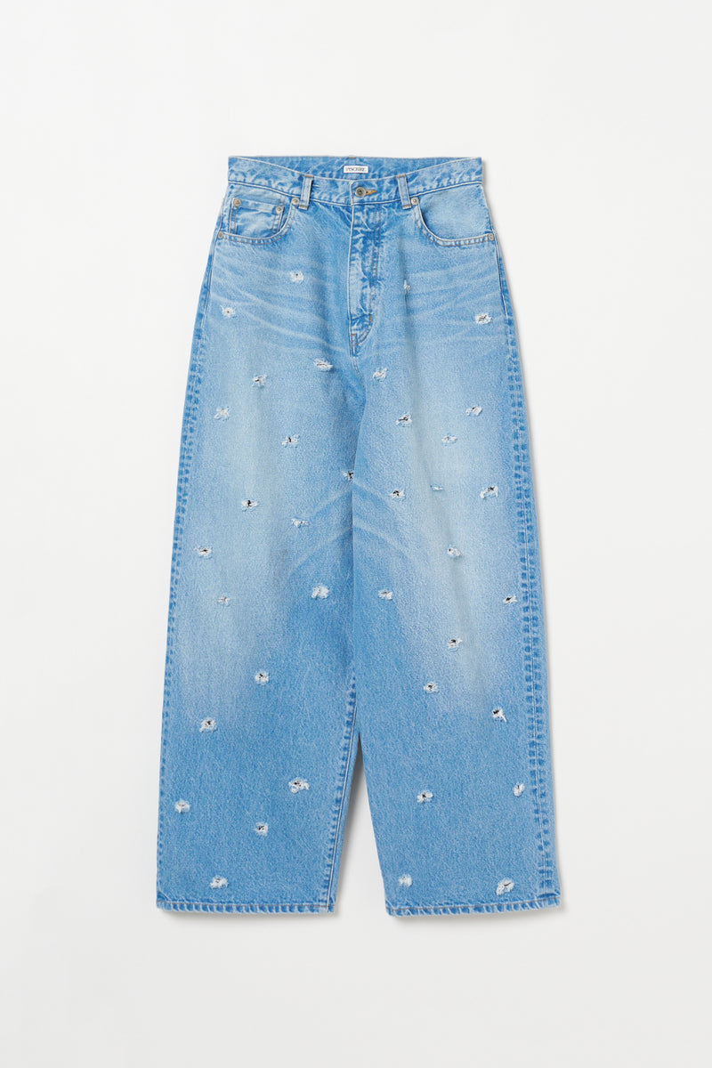 Dot Hole Denim Pants – INSCRIRE
