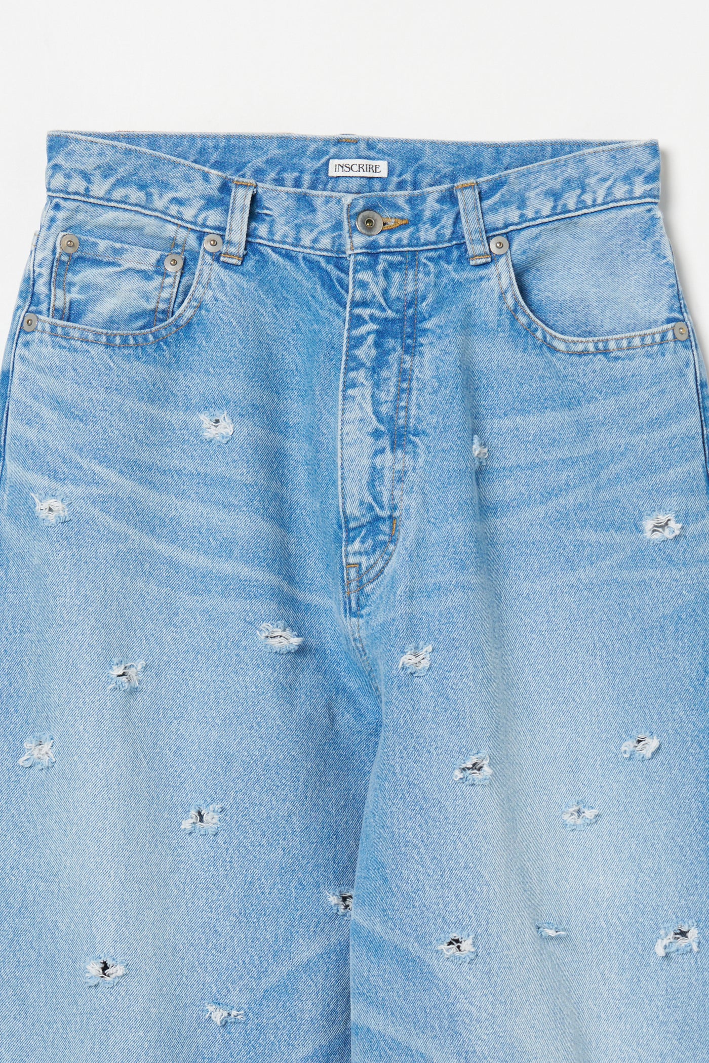 Dot Hole Denim Pants – INSCRIRE