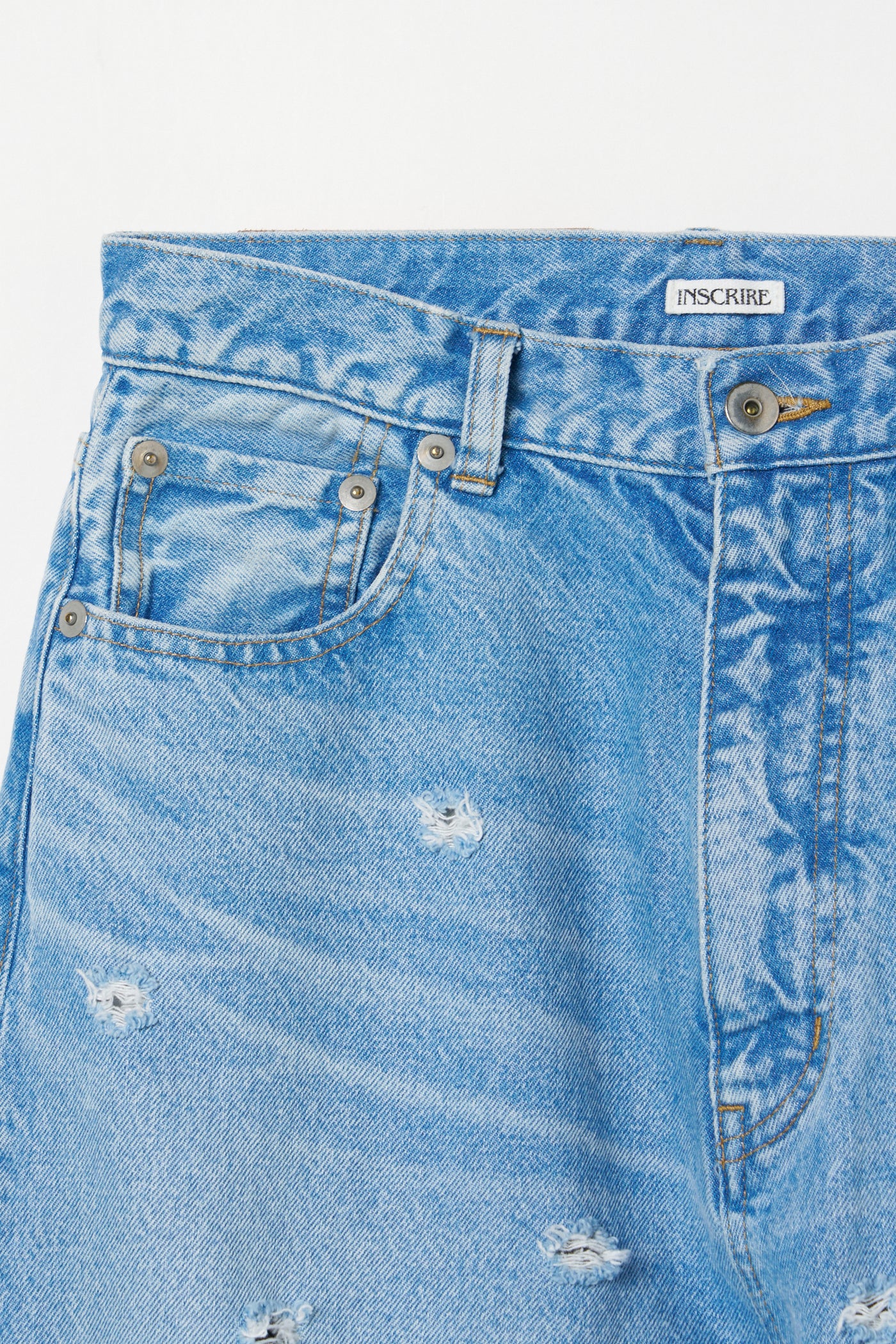 Dot Hole Denim Pants – INSCRIRE