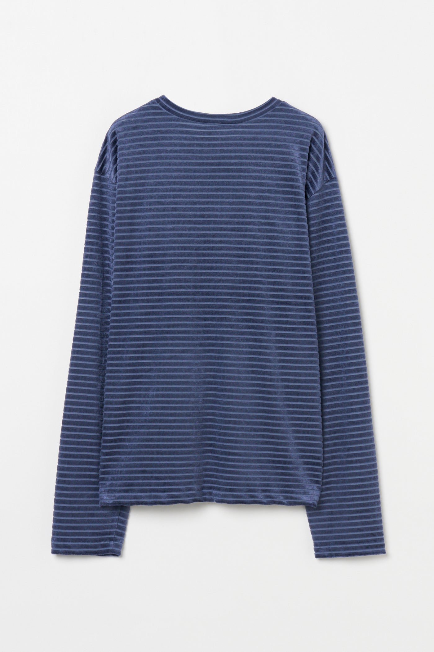 Velour Border Long Sleeve Tee – INSCRIRE