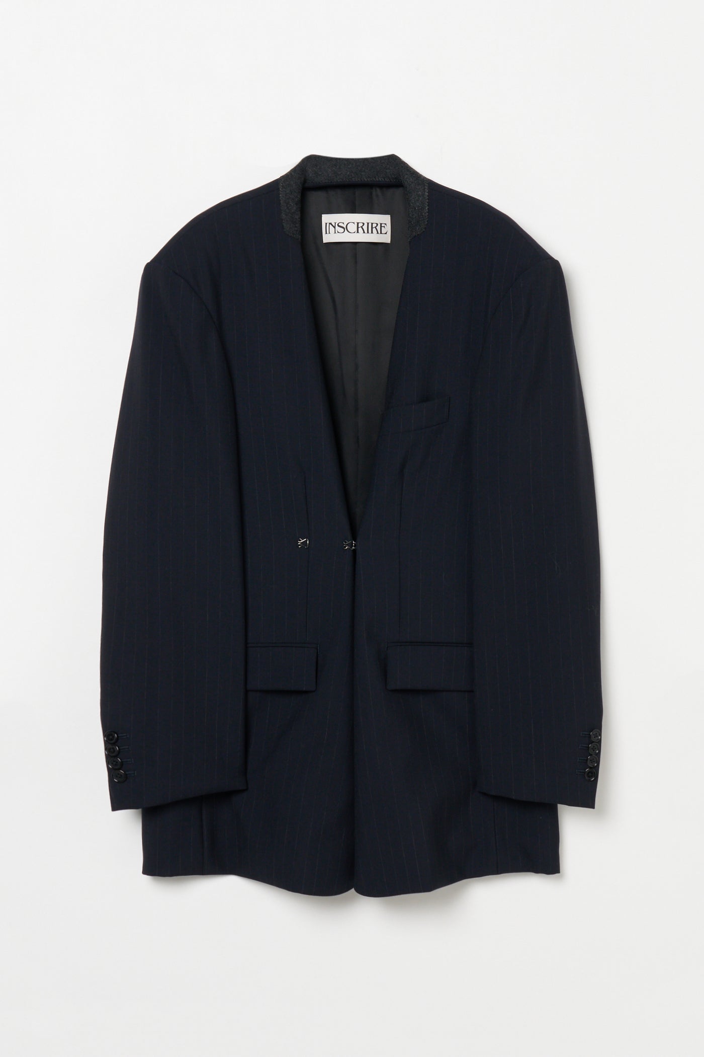 Wool 2-way Over Size Jacket – INSCRIRE