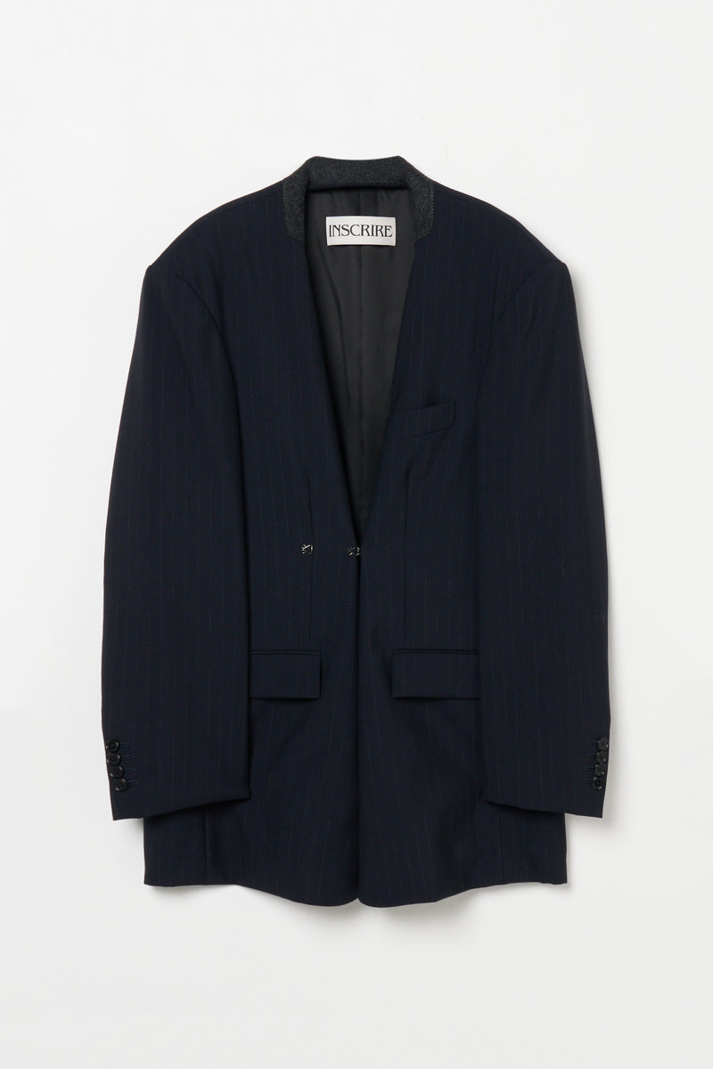 Wool 2-way Over Size Jacket – INSCRIRE
