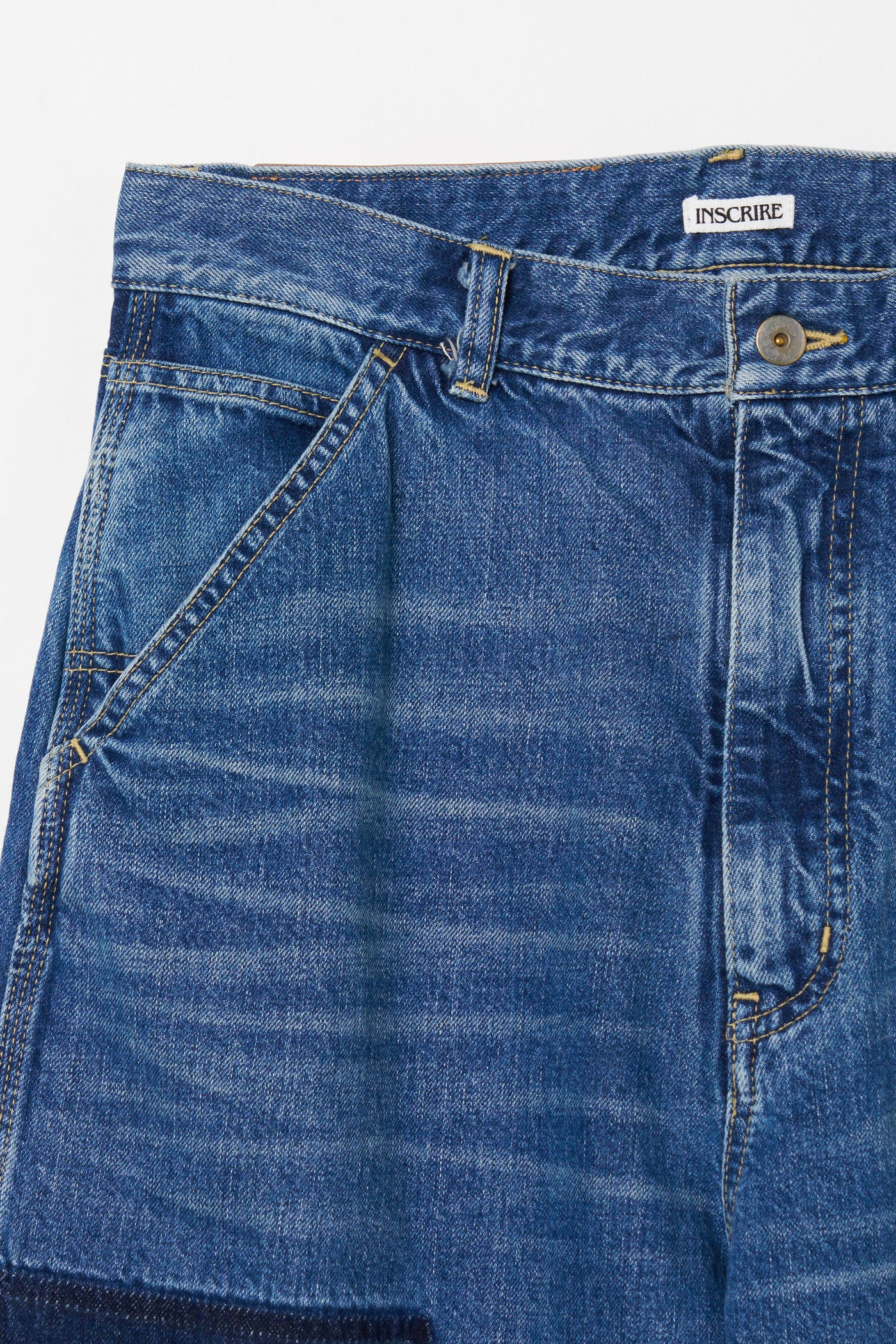 Double Knee Denim Pants – INSCRIRE