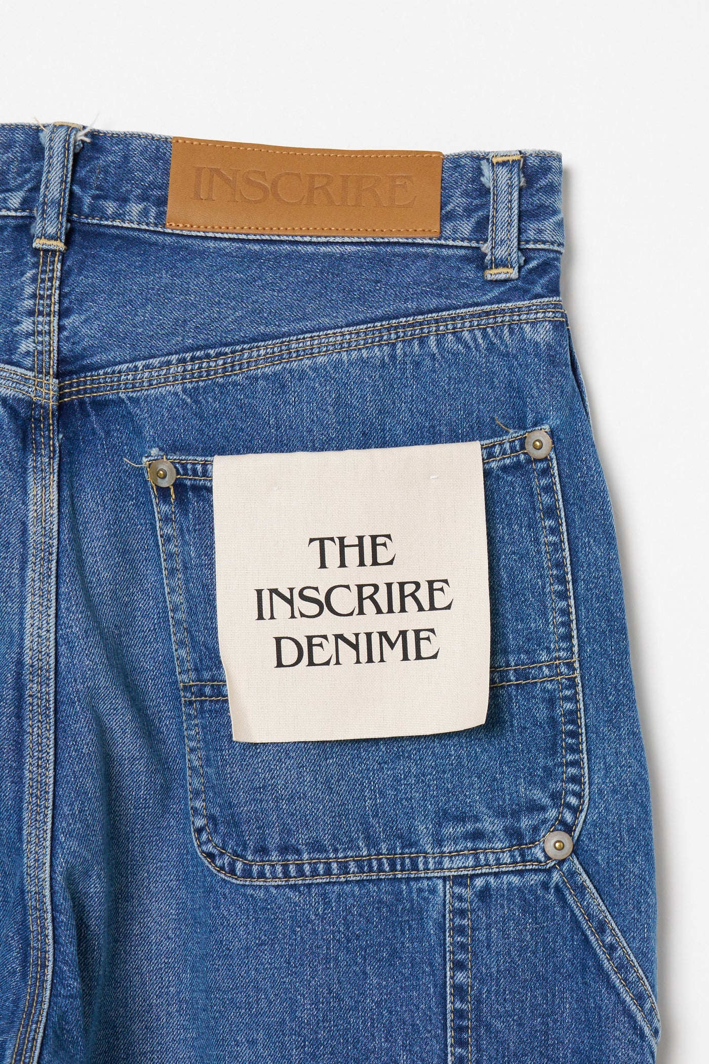 Double Knee Denim Pants – INSCRIRE