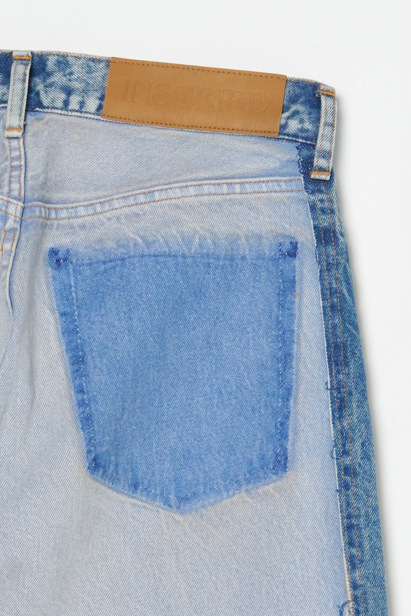 Straight Patch Different Denim – INSCRIRE