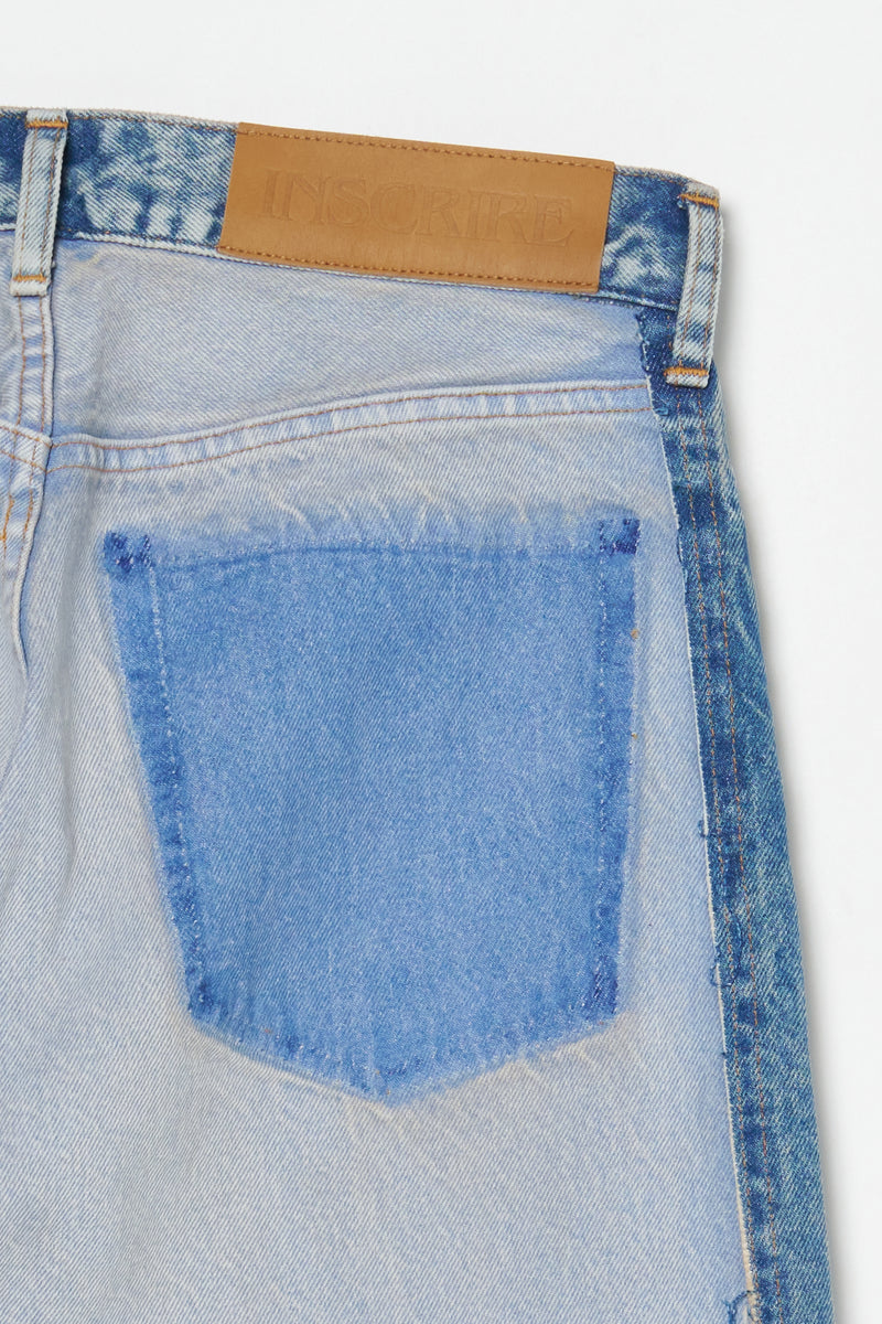 Straight Patch Different Denim – INSCRIRE
