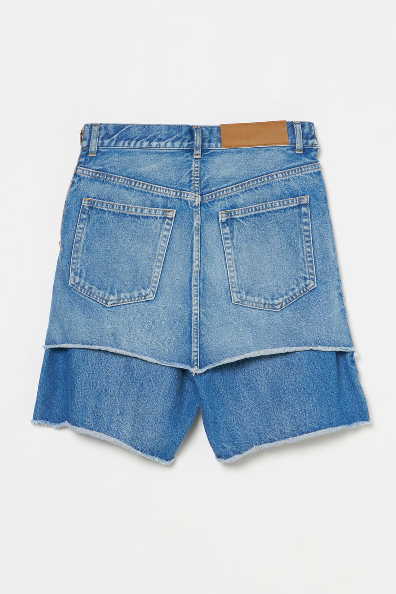 Used Denim Trompel'oeil Skirt – INSCRIRE