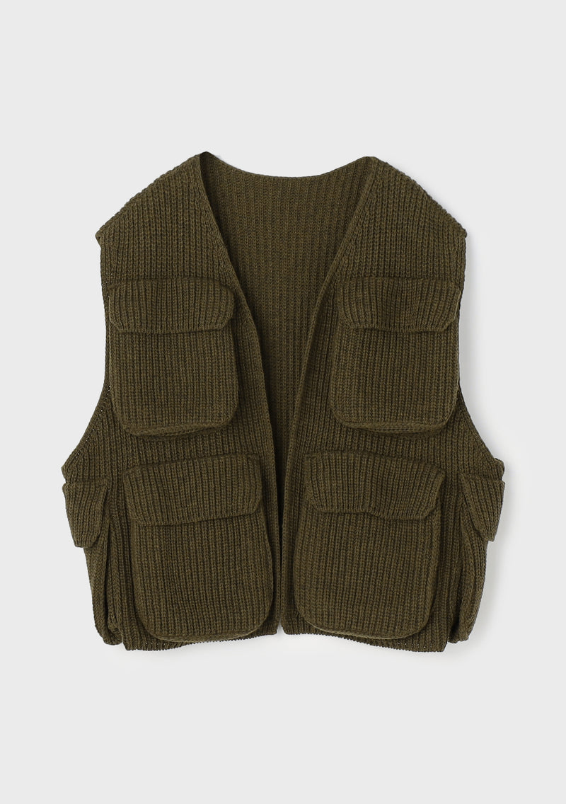 2023AW値下げINSCRIRE  美品　Wool jersey field vest