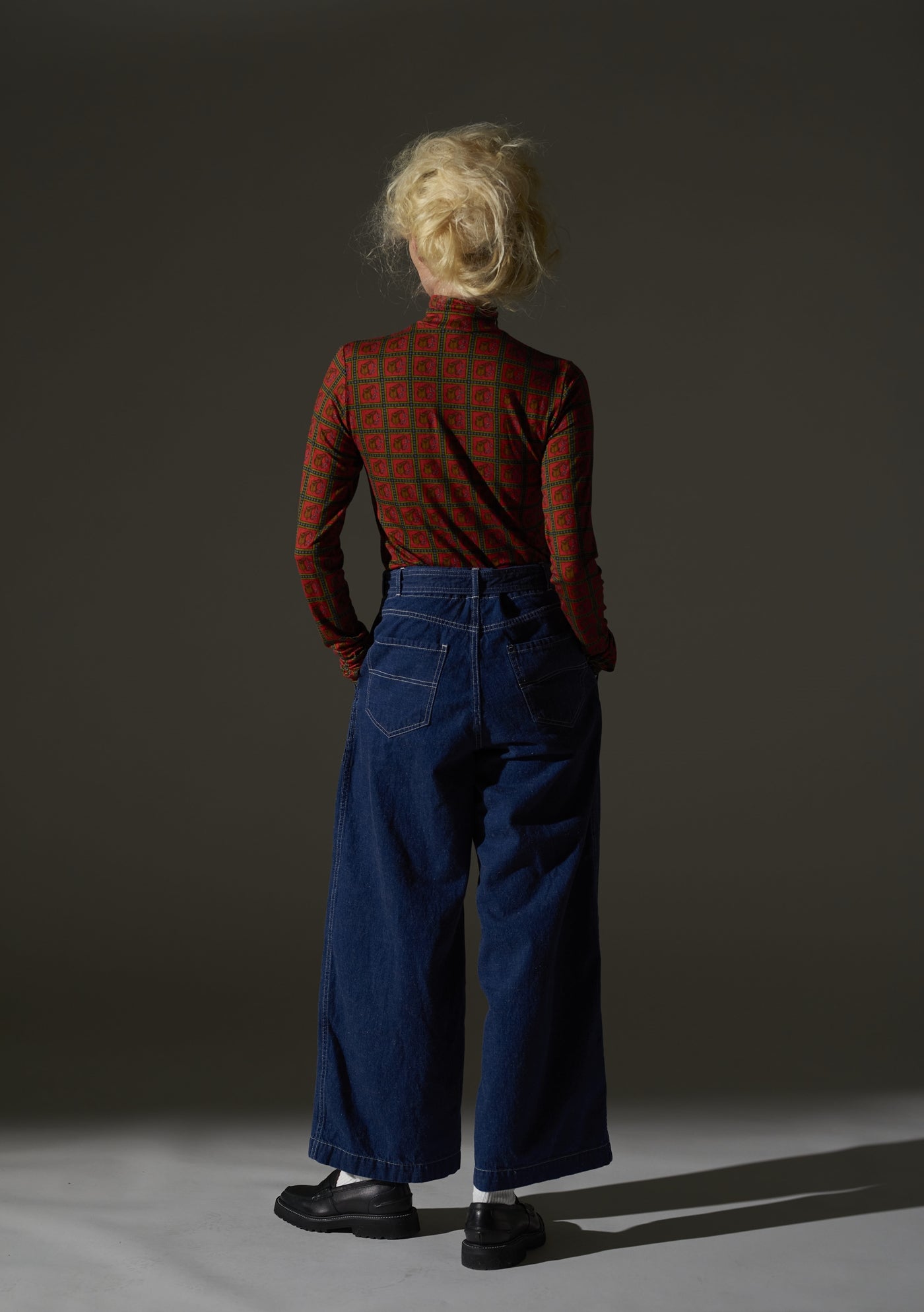 Denim Belted Pants – INSCRIRE