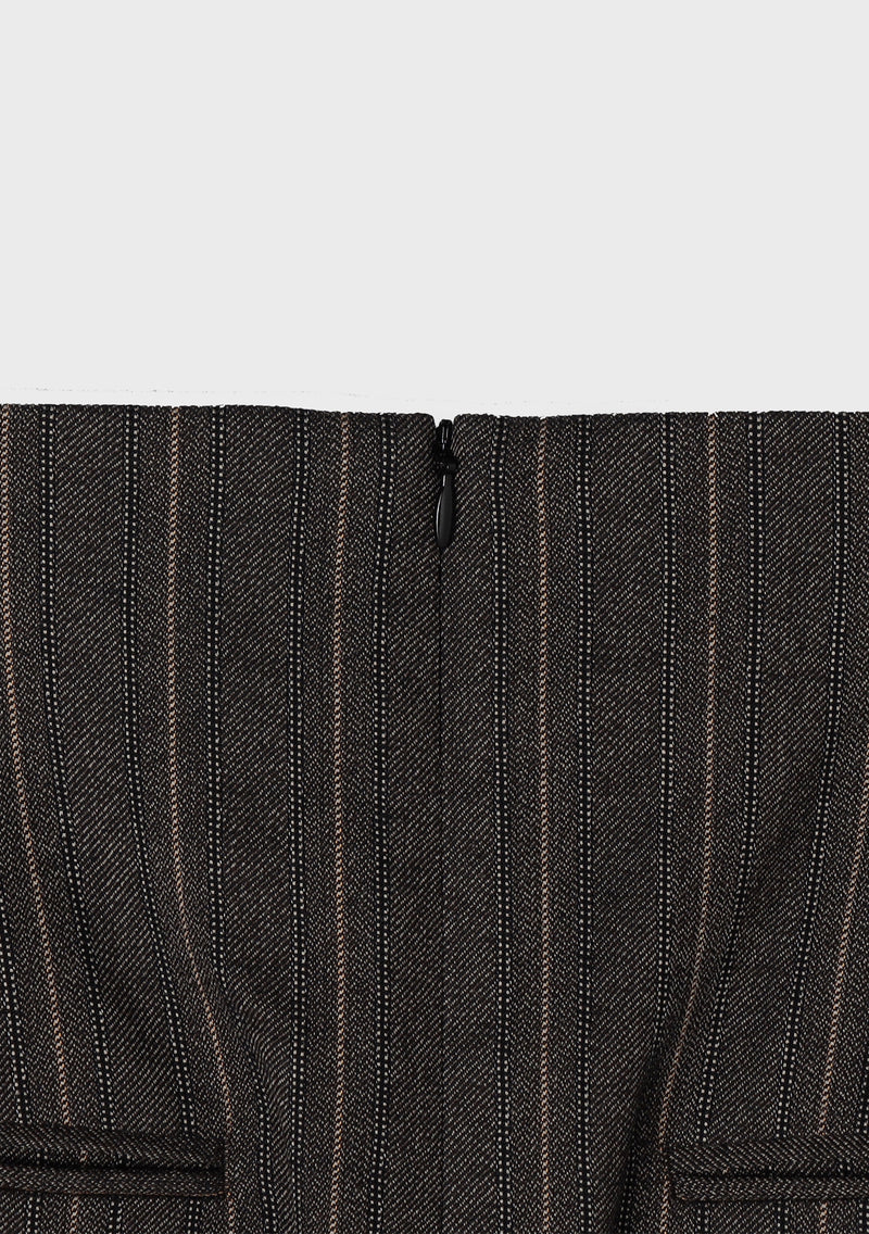 Multi Stripe Long Skirt