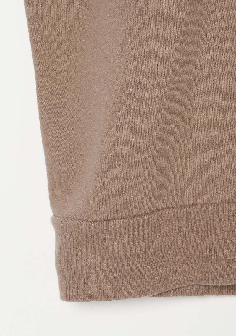 Cotton Linen Crew Sweat Shirt