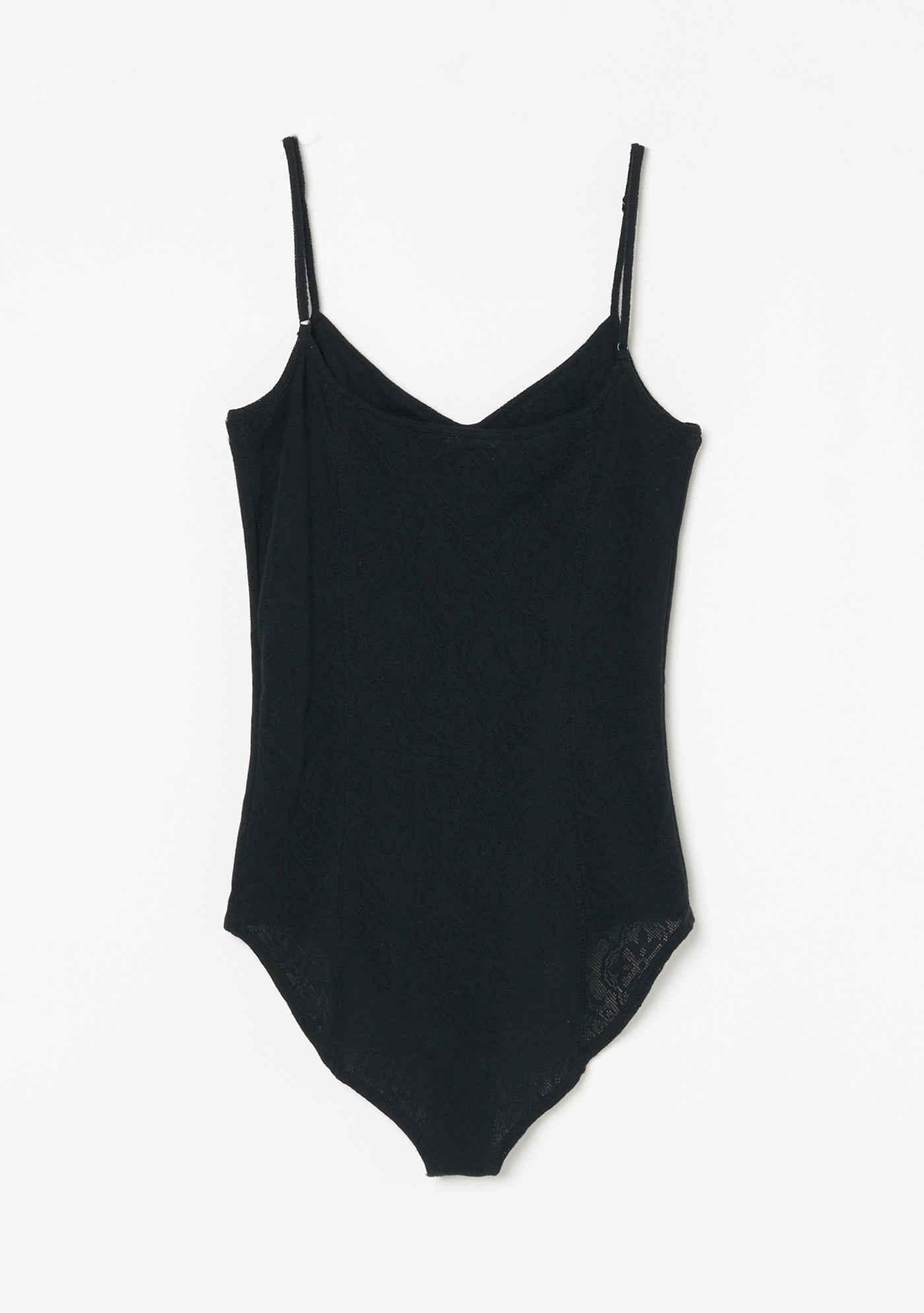 lautashi body suit ブラック UFBY-SELIMA Bodysuit in denim-effect jersey｜ブラック