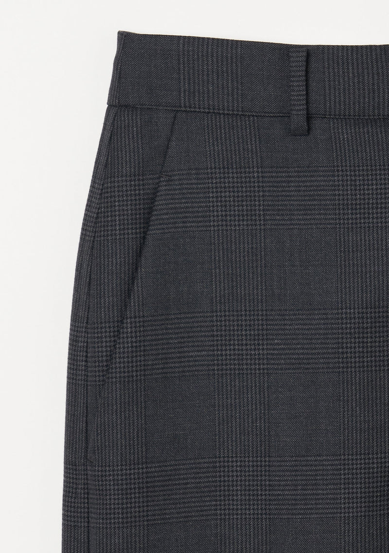 2-Way Tight Skirt CHARCOAL CHECK