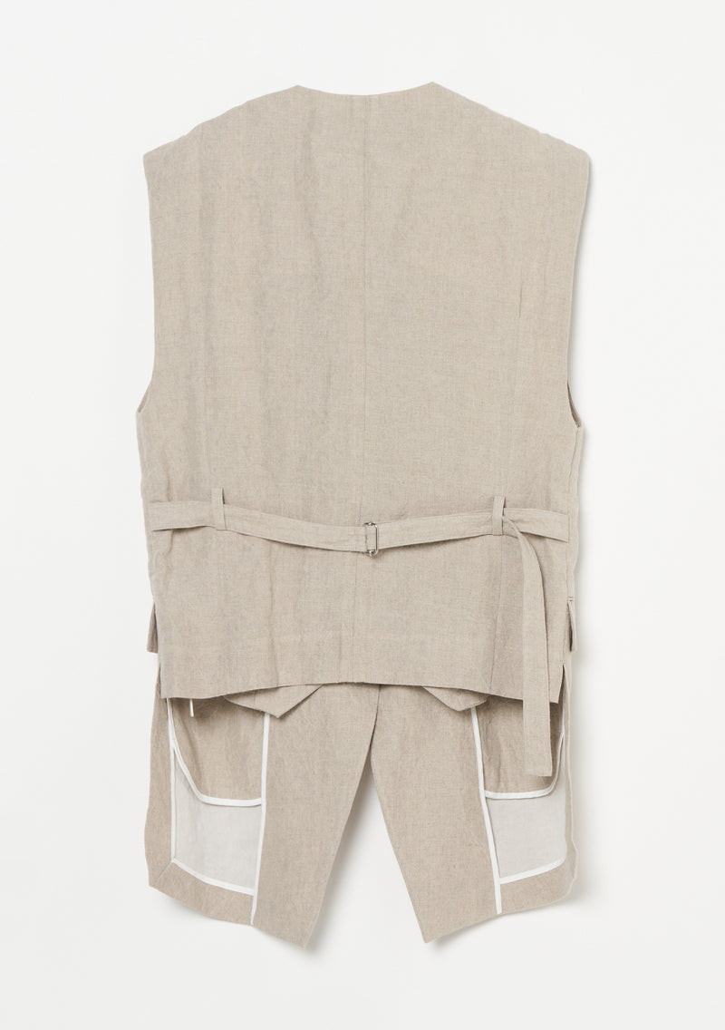 【25SS PRE ORDER】Linen Gilet