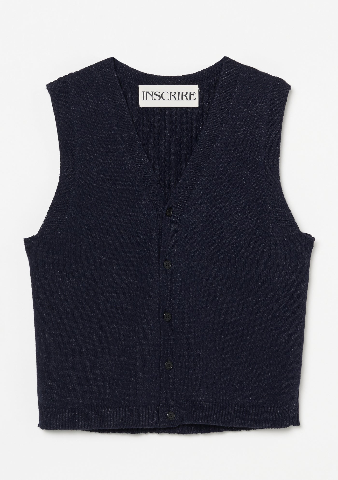 新品【INSCRIRE】ファージレ Cotton Linen Gilet – INSCRIRE