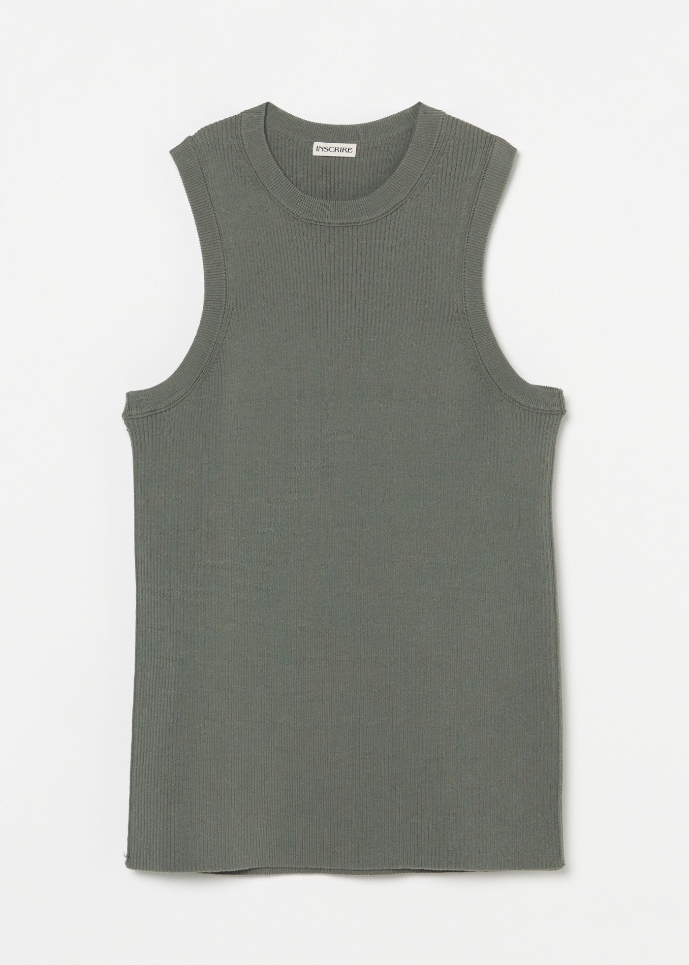 Cotton Rib Tank Top – INSCRIRE