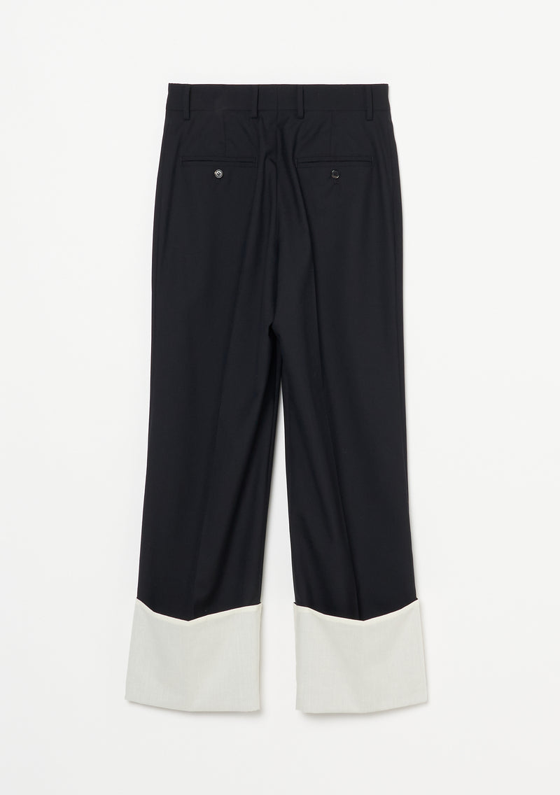 Wool Roll up Slacks