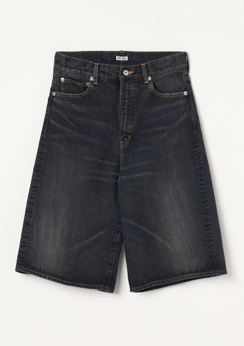 Denim Baggy Short Pants