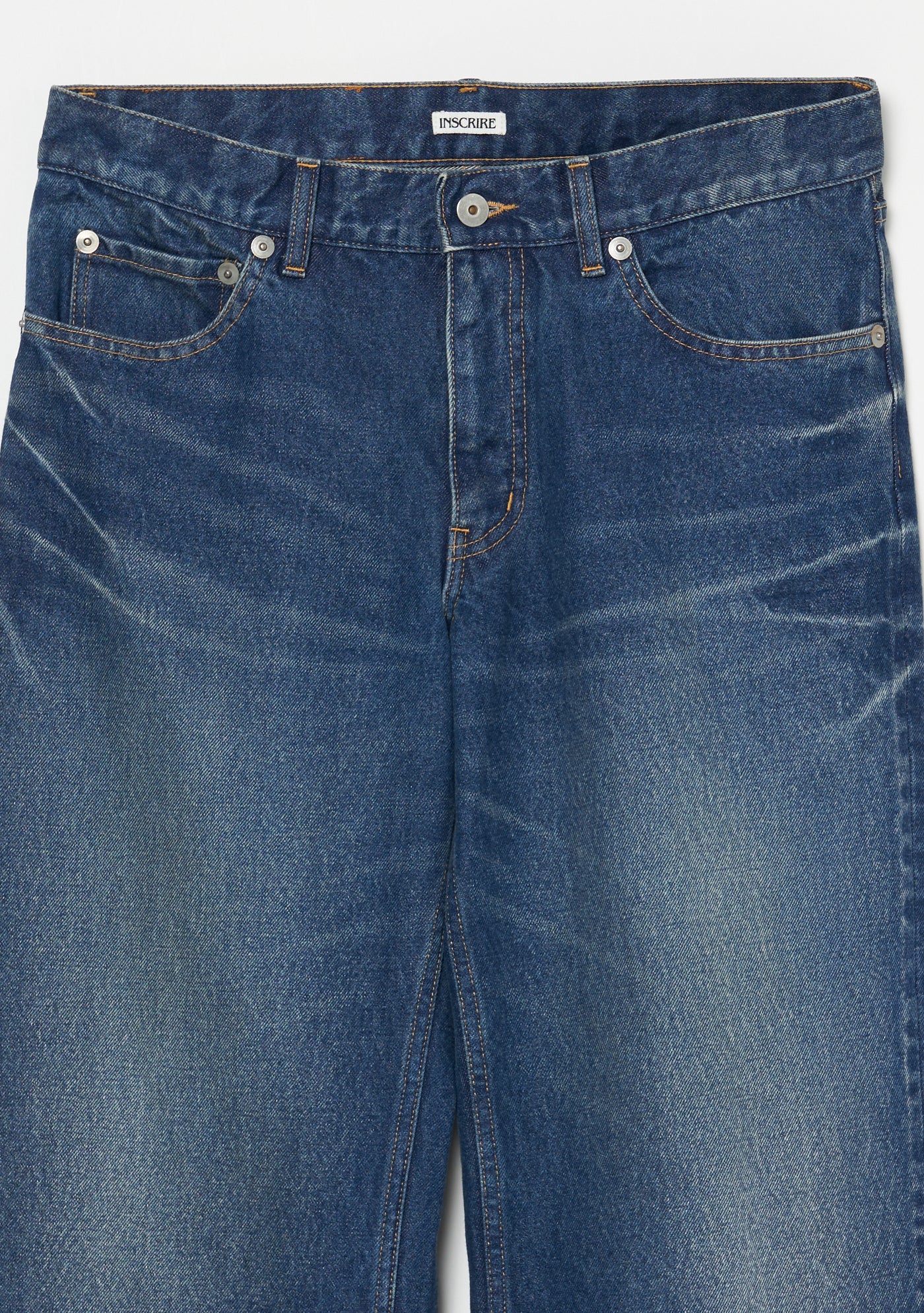 INSCRIRE 19AW Flare Denim フレアデニムパンツ 38 INSCRIRE(アンスクリア)｜フレアデニムパンツ/インディゴブルー