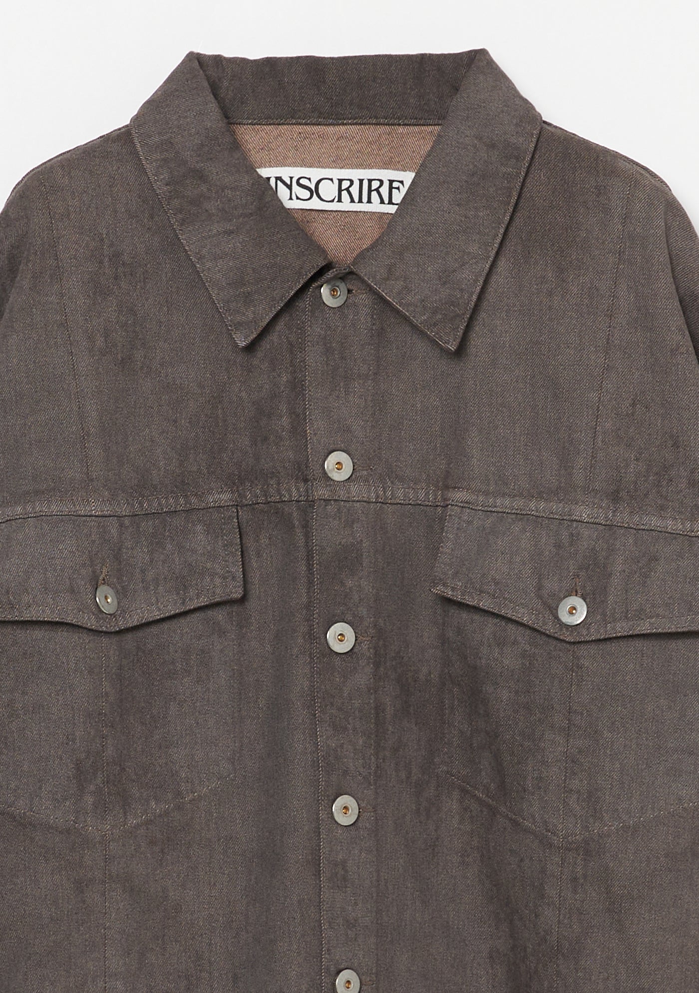 Color Denim Wide Jacket – INSCRIRE