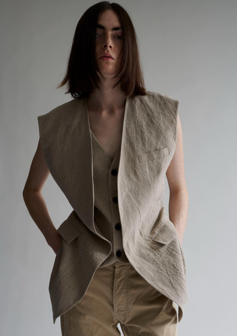 【25SS PRE ORDER】Linen Gilet