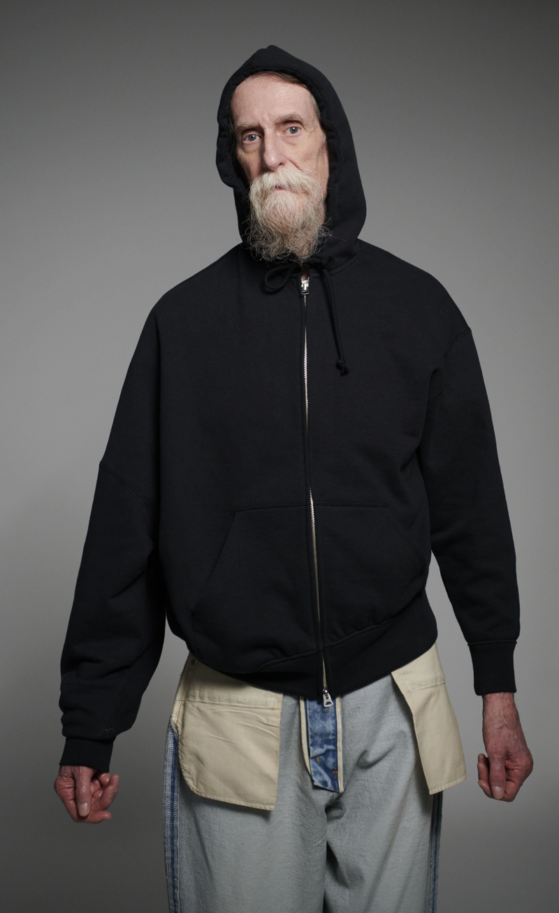 Asymmetry Zip Hoodie