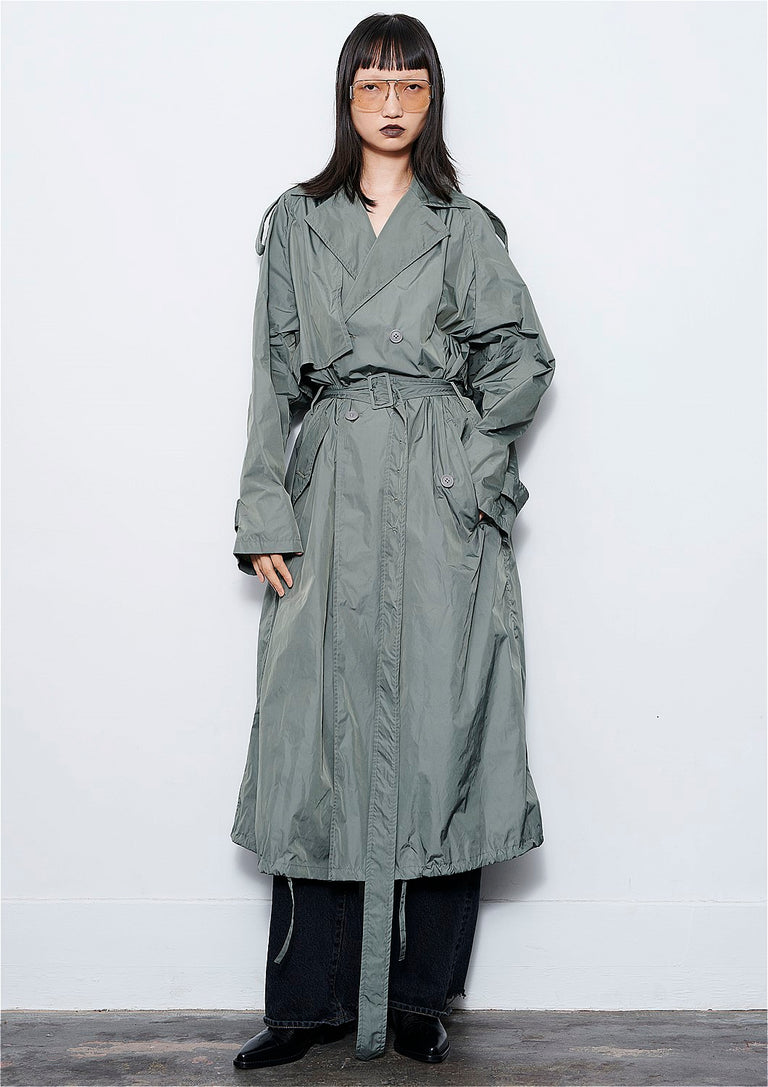 INSCRIRE / アンスクリア | 2020AW | cloak trench coat オーバー ...