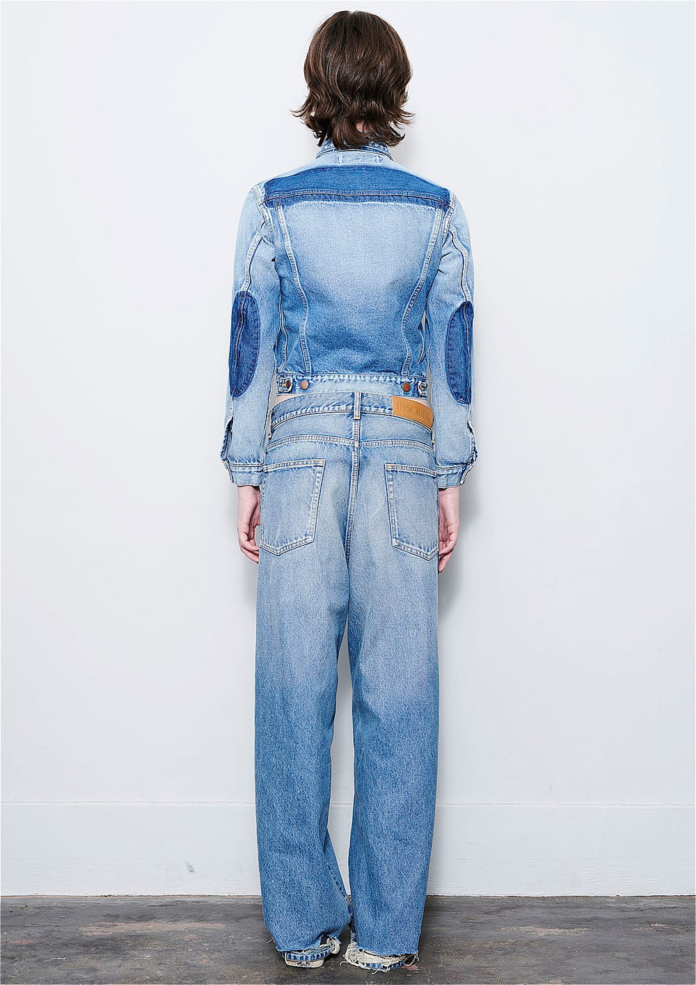 Tight Fit Denim Jacket BLUEUSED – INSCRIRE
