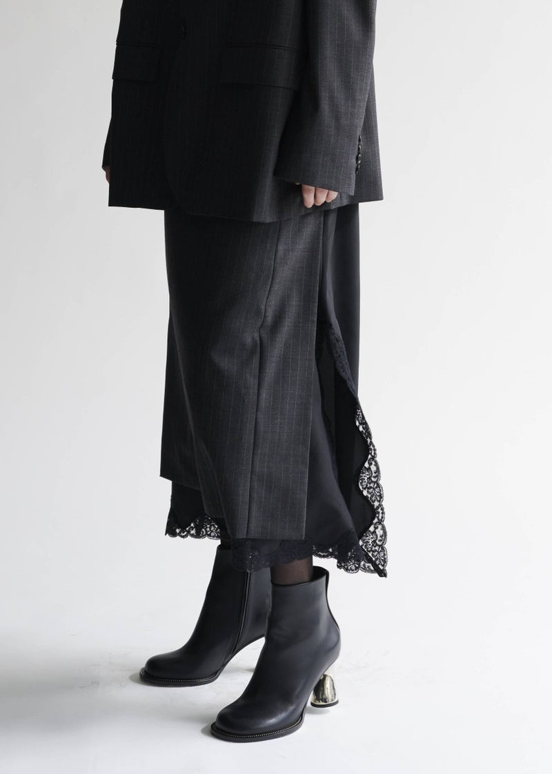 Wool Layered Skirt
