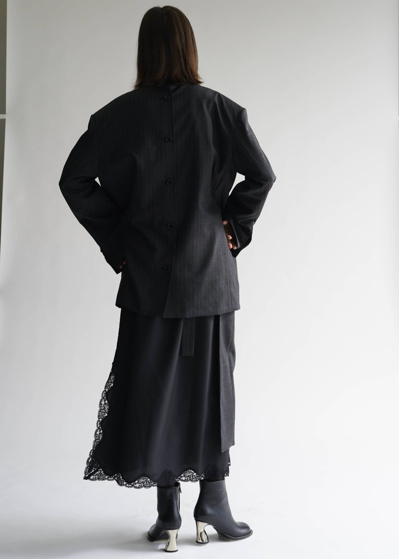 【25SS PRE ORDER】Wool Layered Skirt