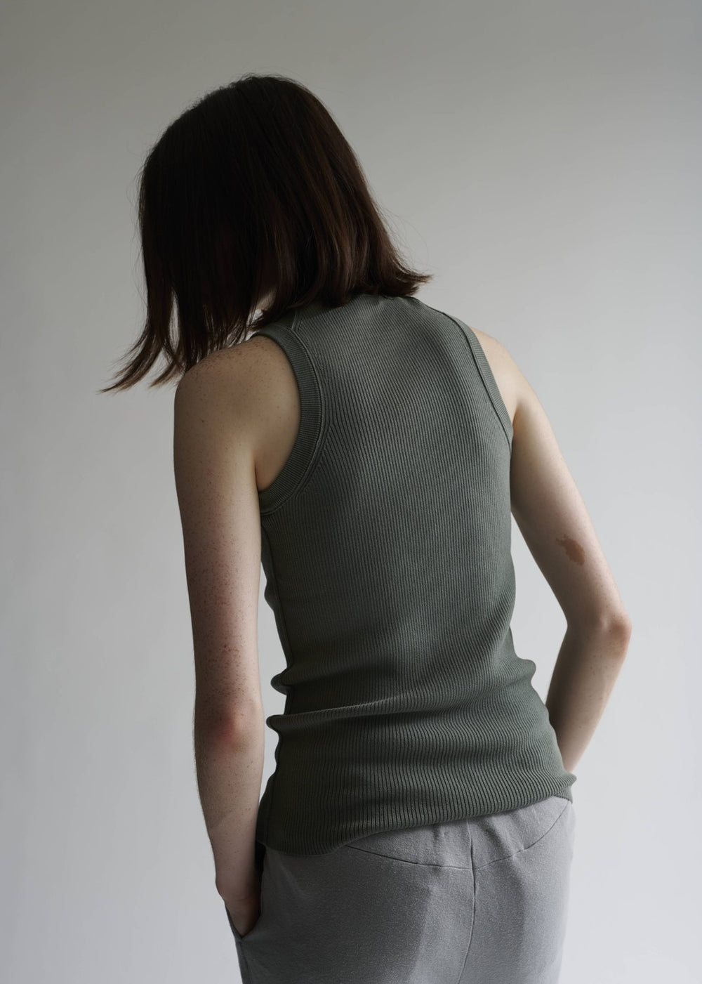 Cotton Rib Tank Top – INSCRIRE