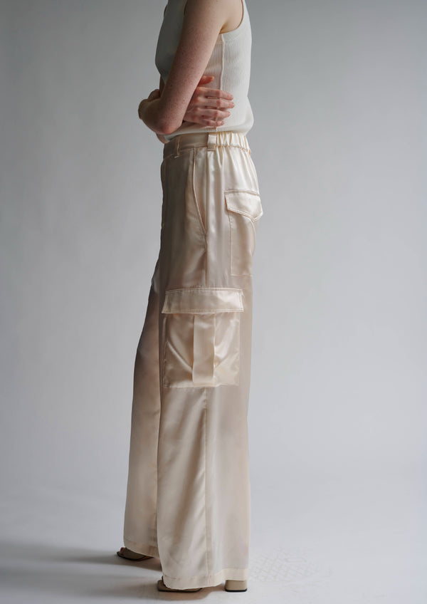 【25SS PRE ORDER】Satin Cargo Pants