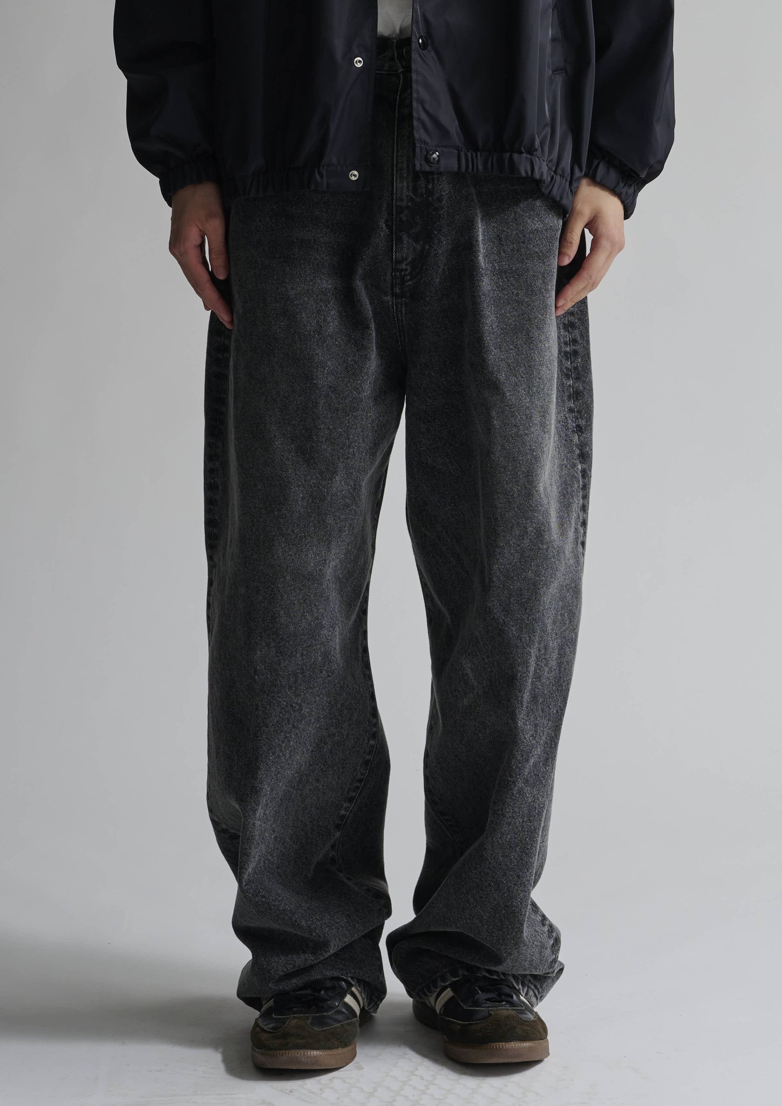 25SS アンスクリア　カラー　デニム　バルーンパンツ Color Denim Balloon Pants – INSCRIRE