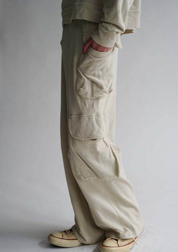 Cotton Linen Cargo Pants