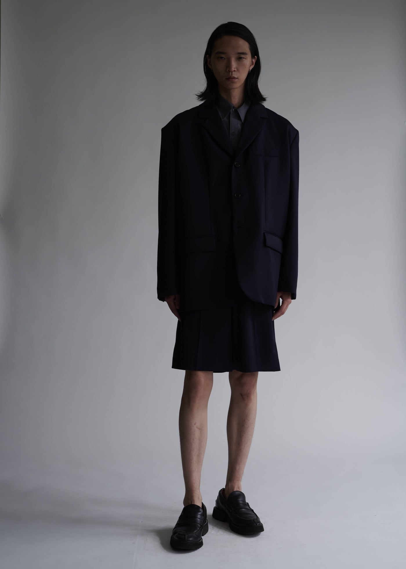 Wool Back Open Jacket – INSCRIRE