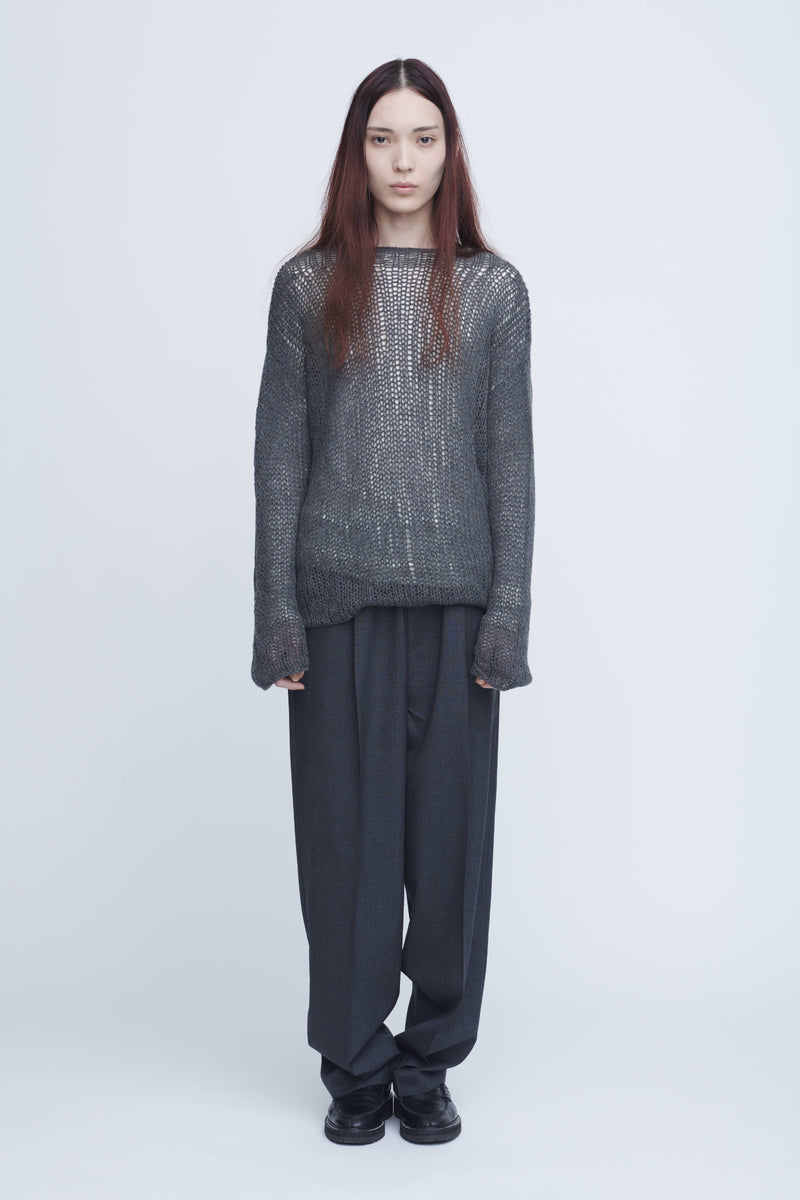 Cashmere Silk Crew Neck　