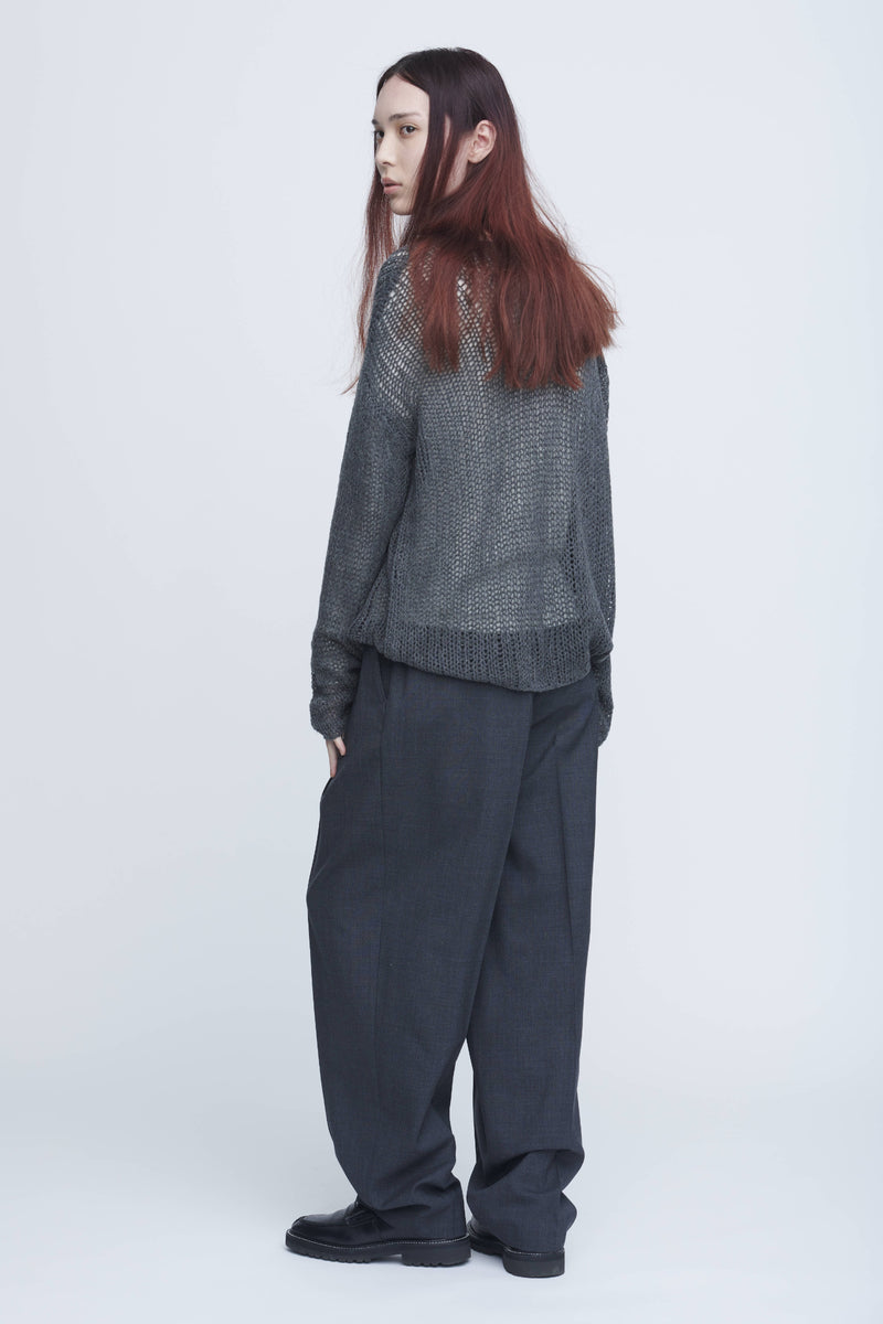 Cashmere Silk Crew Neck　