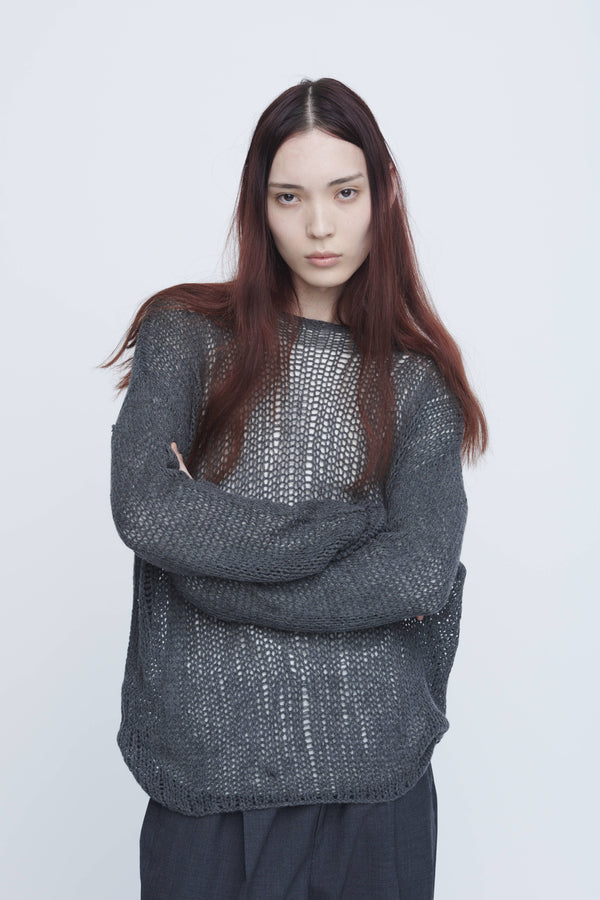 Cashmere Silk Crew Neck　