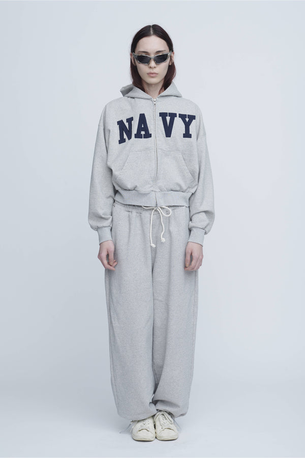 Navy Zip Hoodie　　