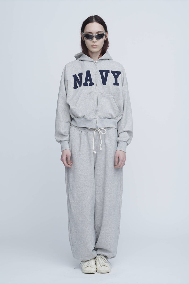 Navy Zip Hoodie　　