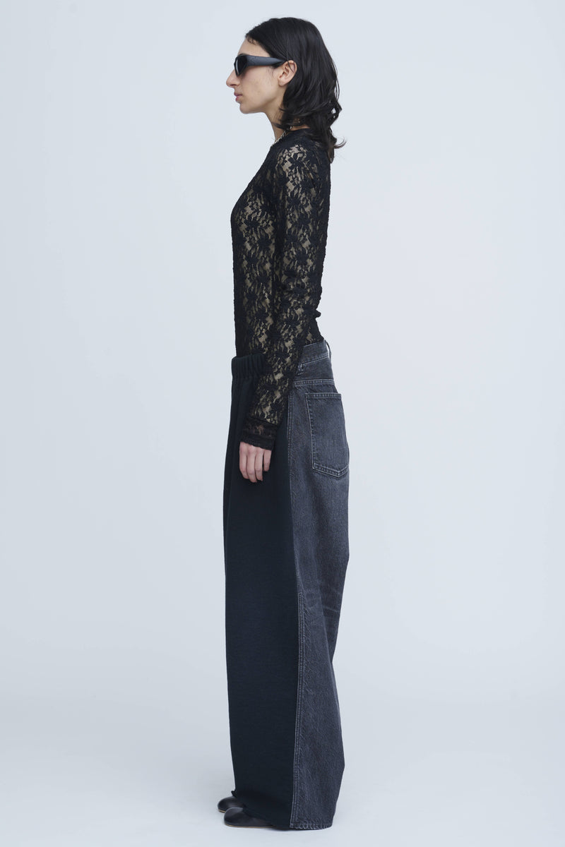 Hybrid Sweat Denim Pants