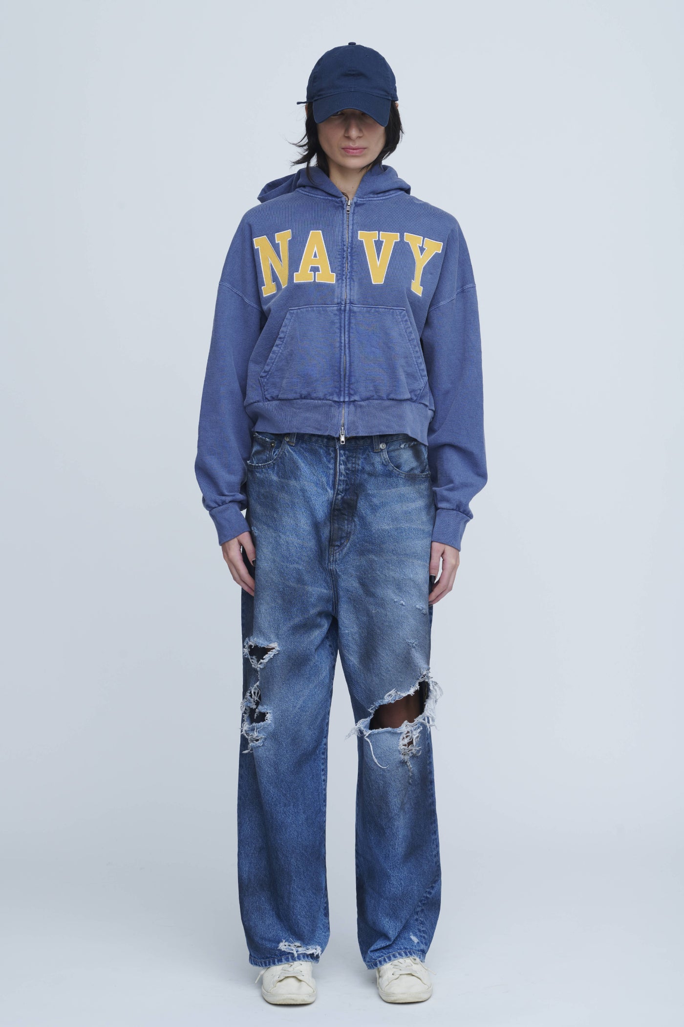 美品　アンスクリア　バギーデニム　33 2024 S/S】【INSCRIRE / アンスクリア】 DENIM BAGGY PANTS
