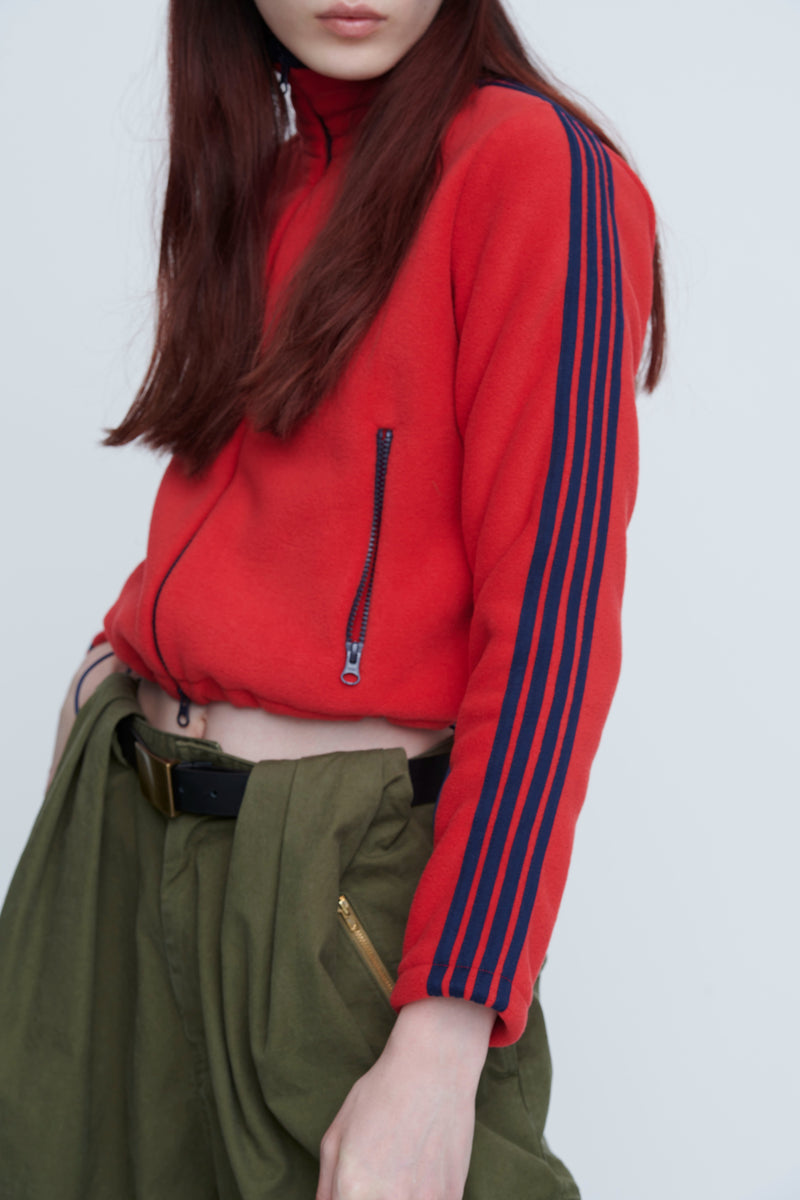 Fleece Tight Fit Track Jacket　