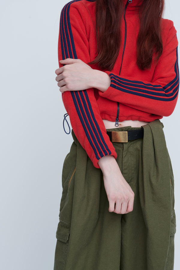 Fleece Tight Fit Track Jacket　