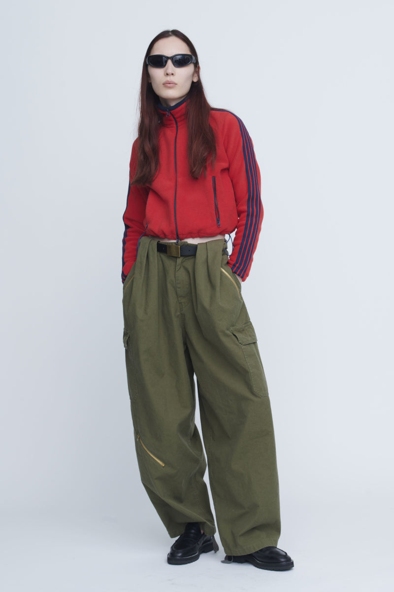 Fleece Tight Fit Track Jacket　