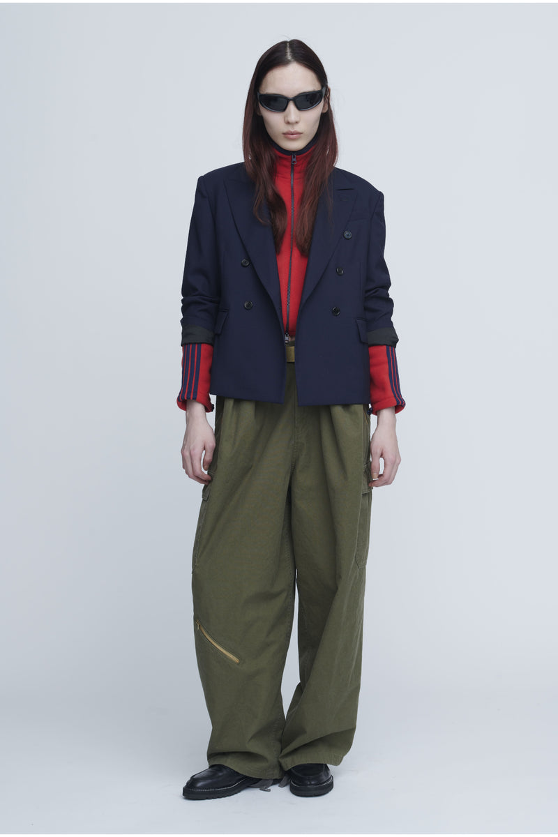 Wool Tight Fit Double Jacket　